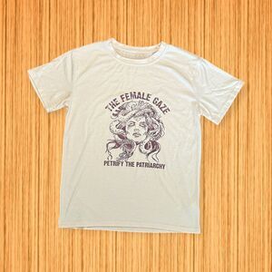 SHEIN The Female Gaze Petrify the Patriarchy Medusa Graphic Tee